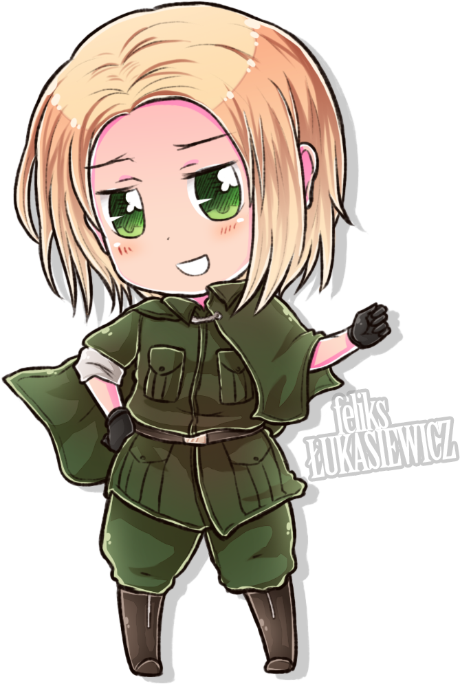 Axis Powers Images Hetalia - Hetalia Poland Chibi (704x1030), Png Download