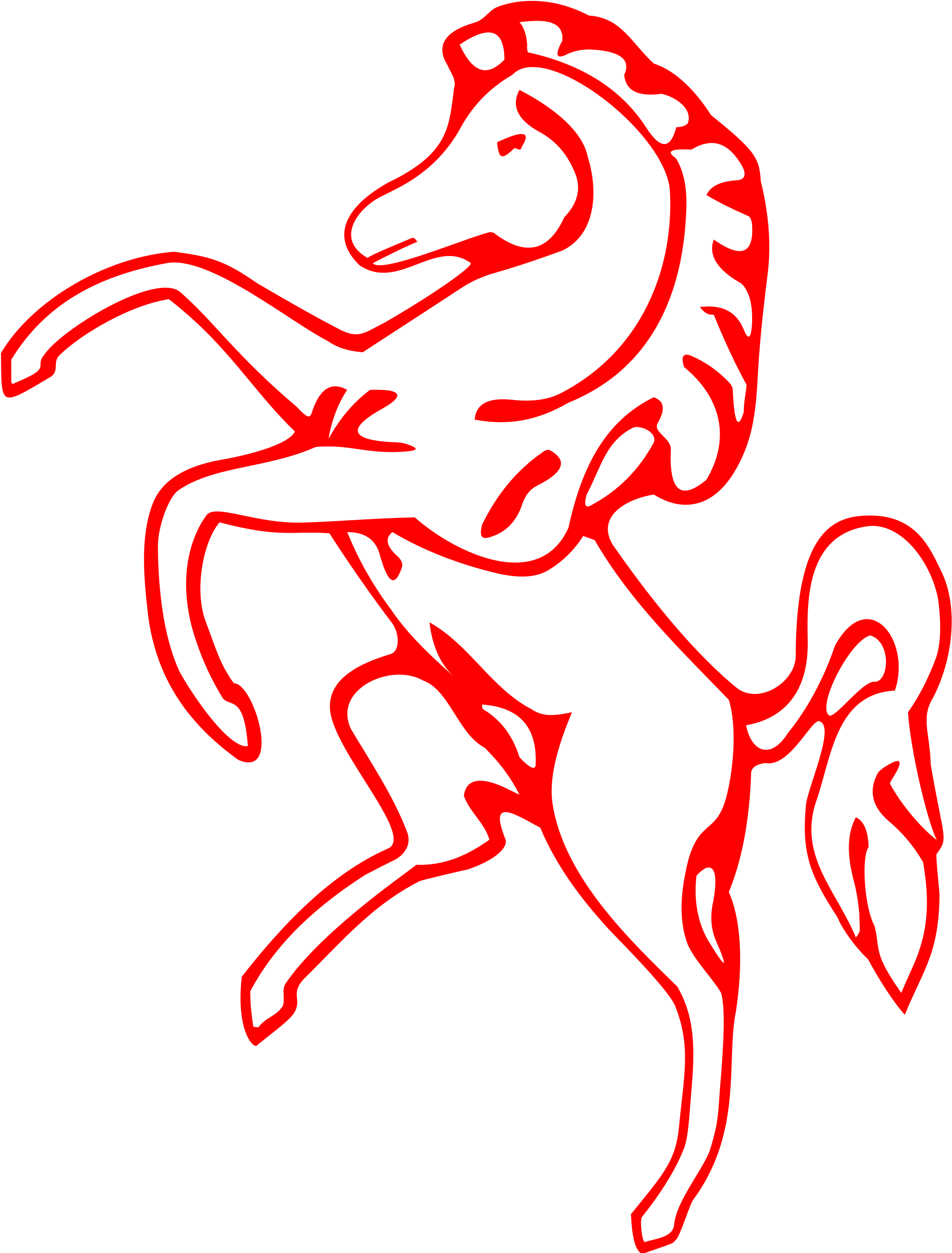 Open - Kent Horse (2000x2626), Png Download