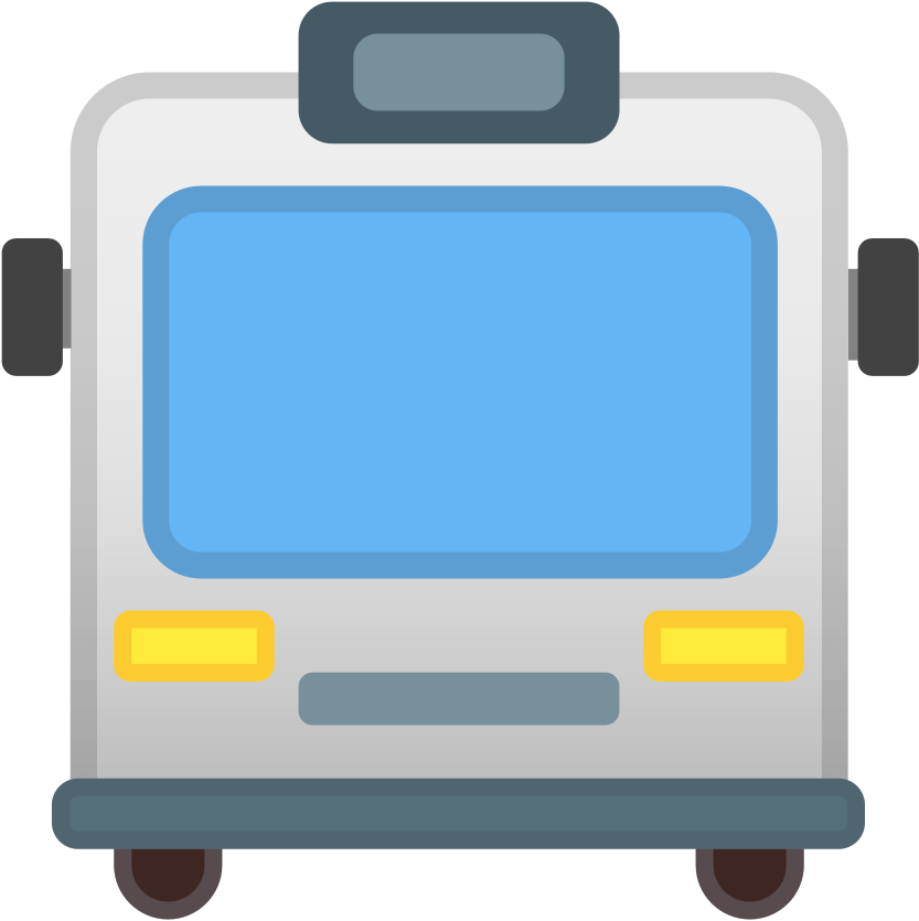 Emoji Icons Vacation - Emoji Autobus (1024x1024), Png Download