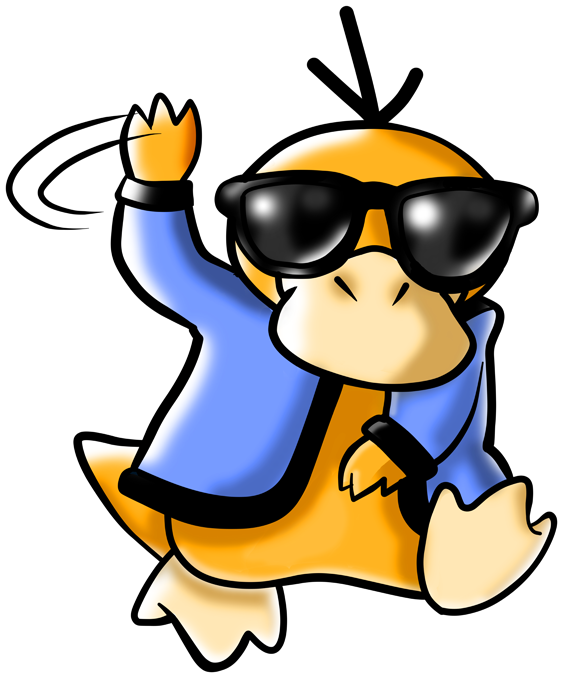 Psyduck Preview - Pokemon Stylé (563x678), Png Download