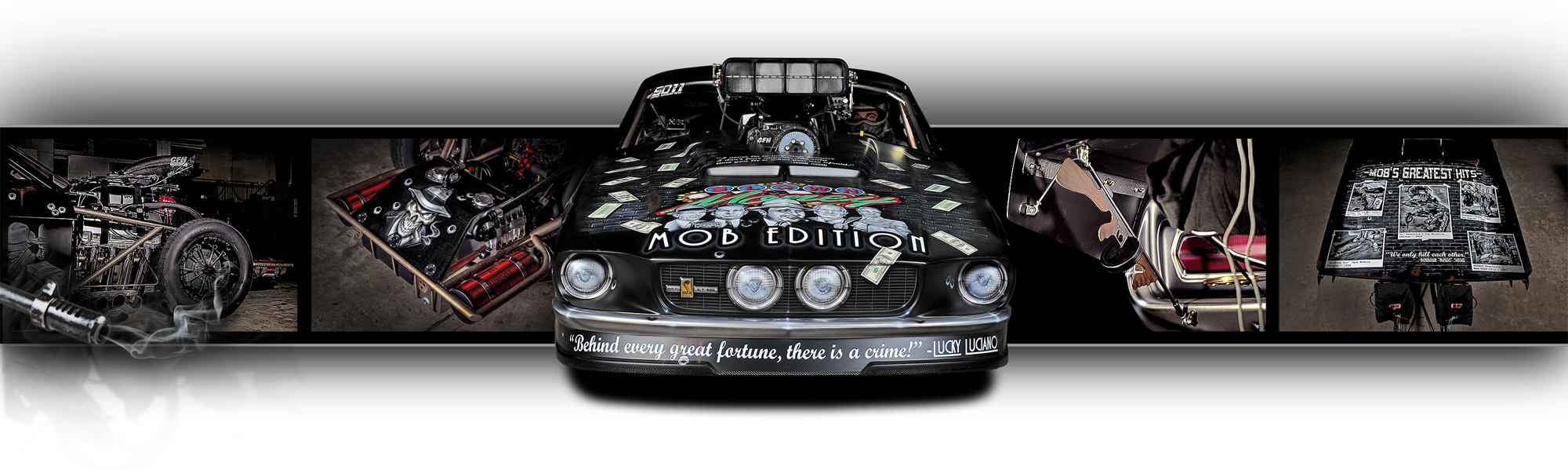 Mob Edition Mustang (2000x603), Png Download