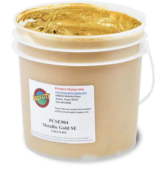 Printers Choice Metallic Gold Non-phthalate Plastisol - Metallic Gold Plastisol Ink (600x600), Png Download