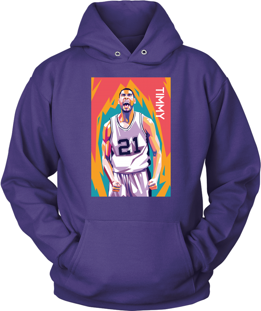 Tim Duncan Is, Without Question, The Greatest Spurs - Shirt (1024x1024), Png Download