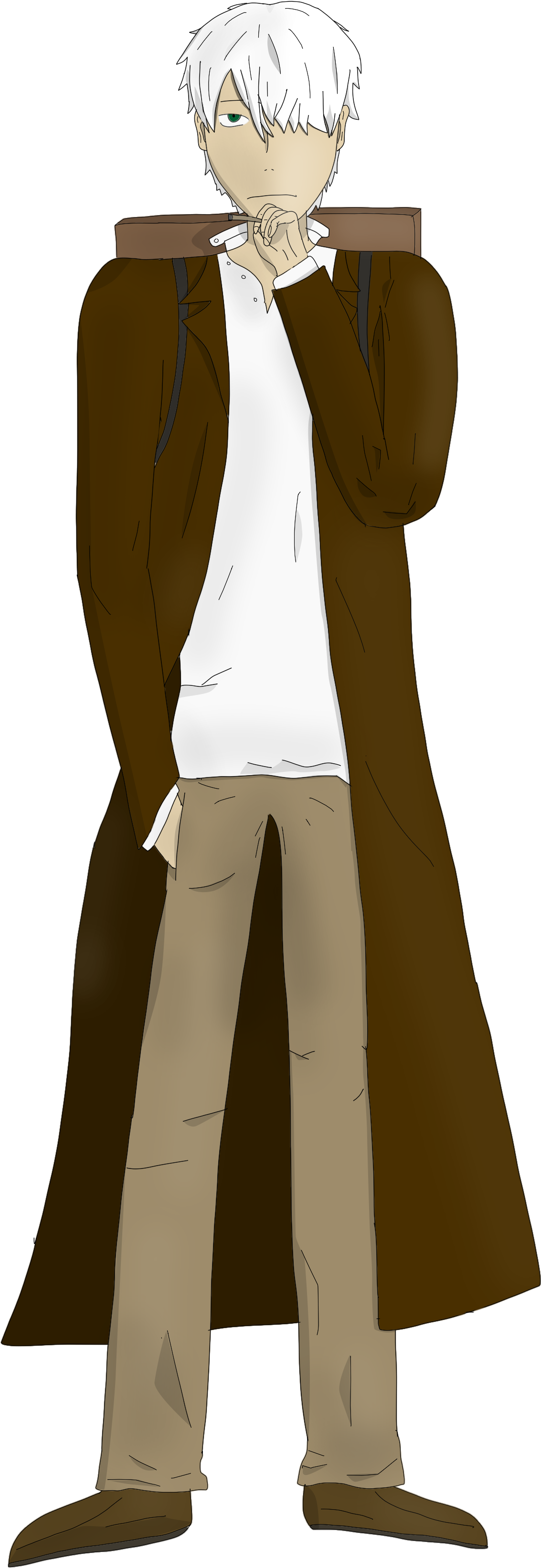 Old Paper, Ginko From Mushishi - Costume (2000x3400), Png Download