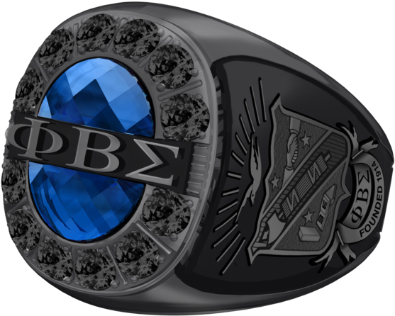 Black By Popular Demand This Black Shadow Cast Ring - Emblem (600x600), Png Download