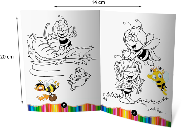 Revistinha Colorir Personalizada - Maja (714x521), Png Download