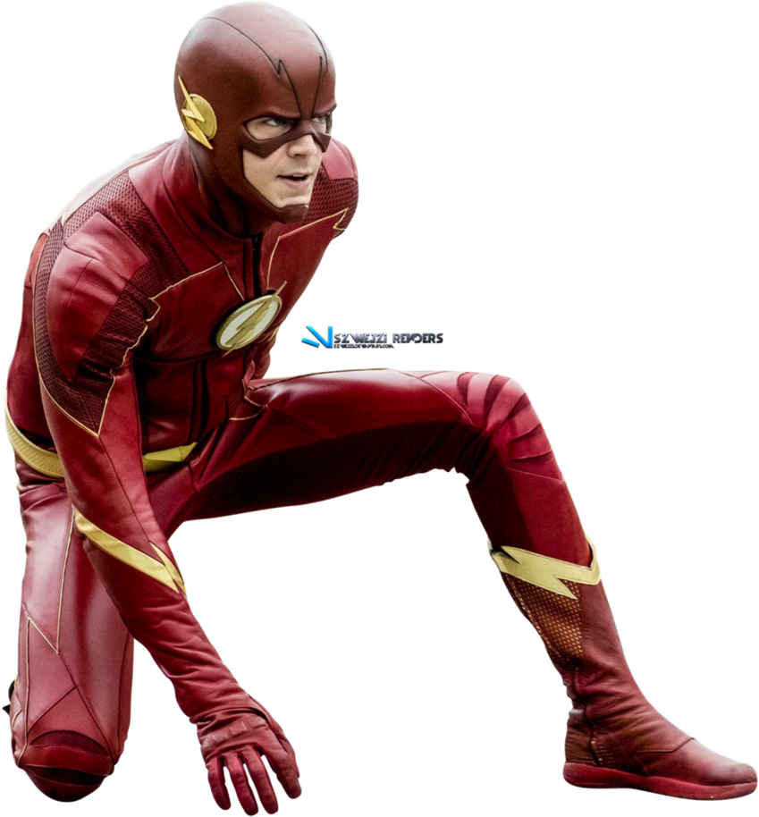 Barry Allen Png - Flash Season 4 Costume (856x934), Png Download