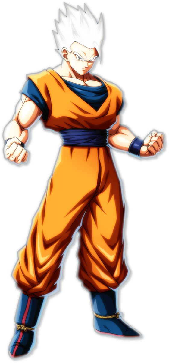 Nate @gohanoxg - Adult Gohan Dragon Ball Fighterz (665x1200), Png Download