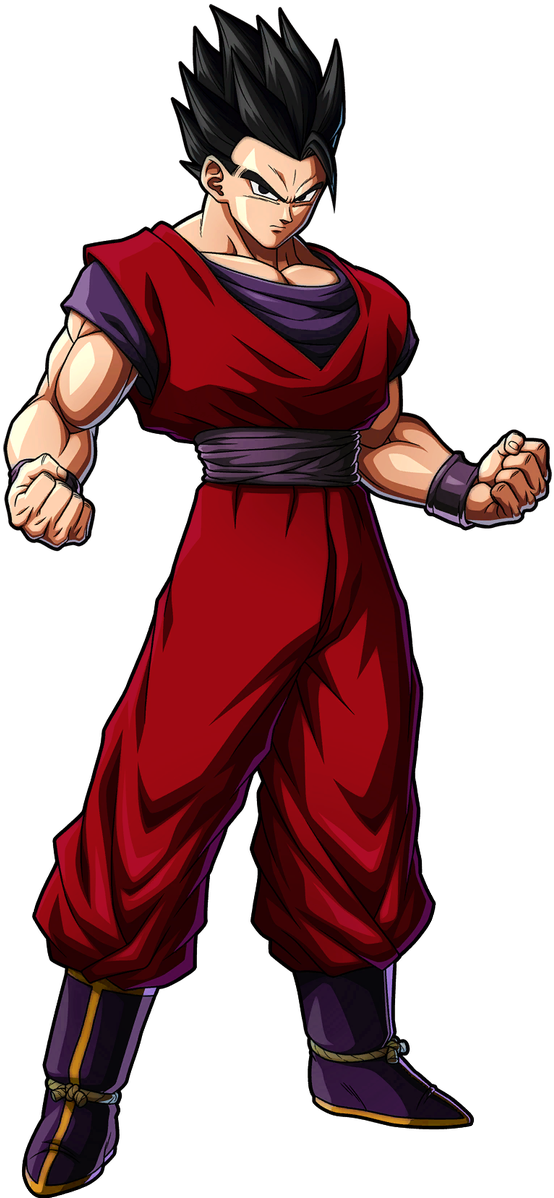 Nate On Twitter - Adult Gohan Dragon Ball Fighterz (624x1200), Png Download