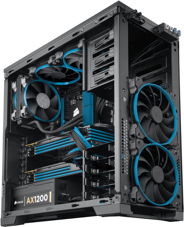 Air Series Af120 Performance Edition High Airflow 120mm - Corsair Sp120 Quiet Edition (800x1022), Png Download