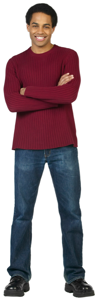 Cut-out People - Cardigan (406x1024), Png Download