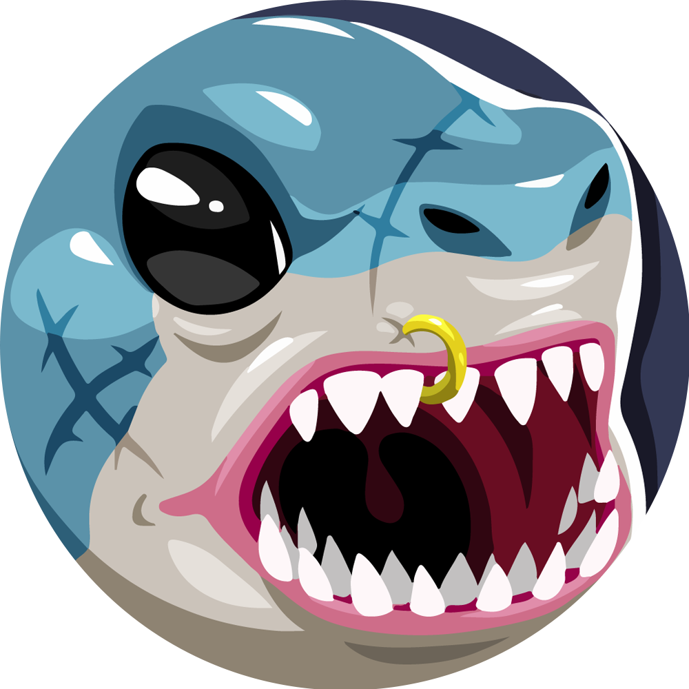 Io Petri Dish Skins - Agar Io Skin Shark (1000x1000), Png Download
