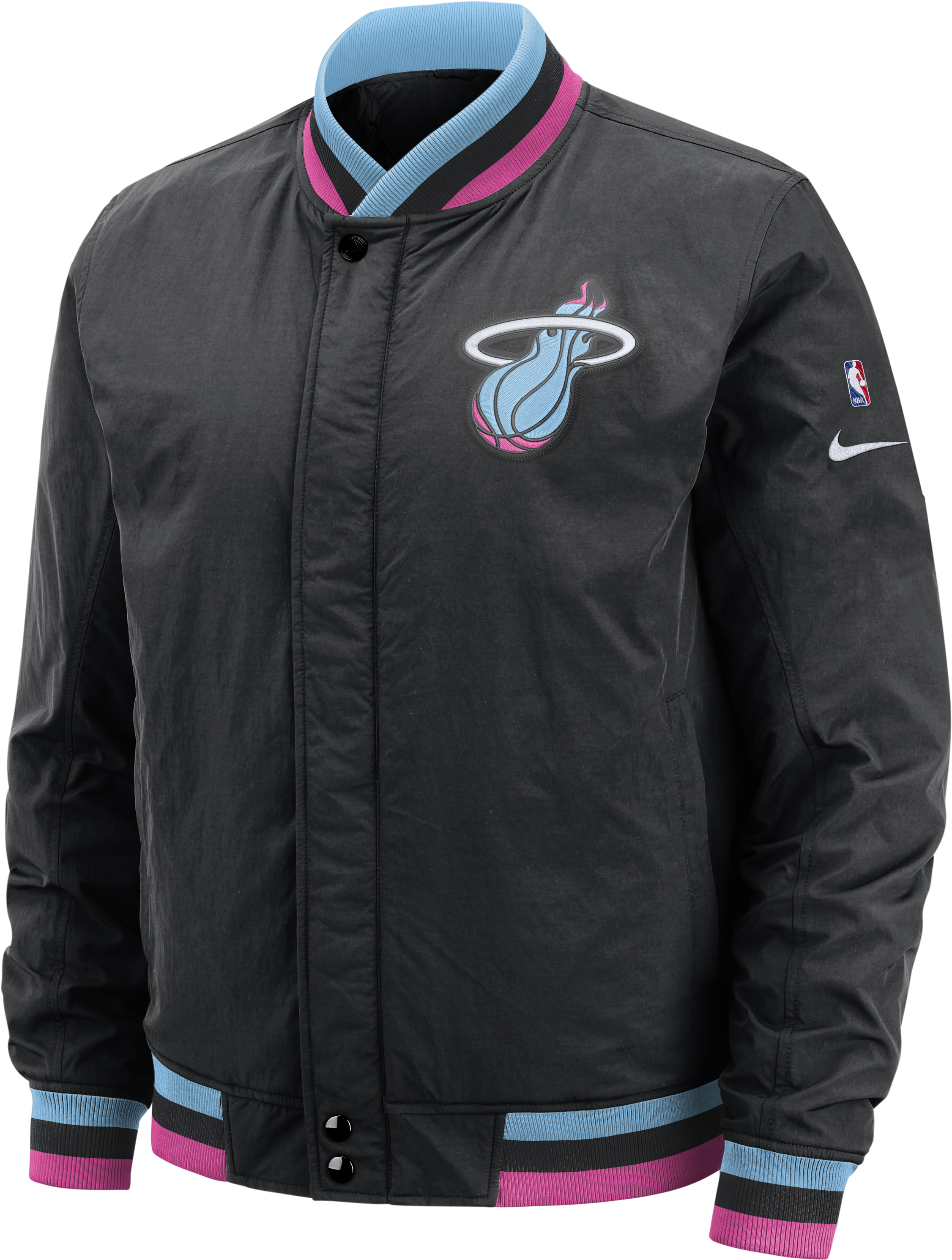 Nike Miami Heat Vice Nights Courtside Jacket - Miami Heat Jacket (3339x3339), Png Download