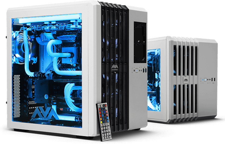 Cyber Monday Liquid Cooled Computer Special Savings - Liquid Cooled Desktop (750x551), Png Download
