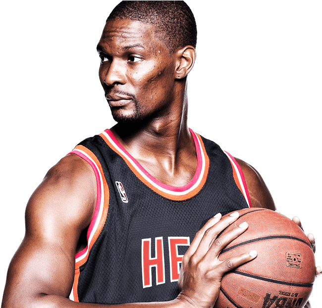 Chris Bosh Is A Power Forward And Center For The Miami - Chris Bosh Transparent (688x621), Png Download