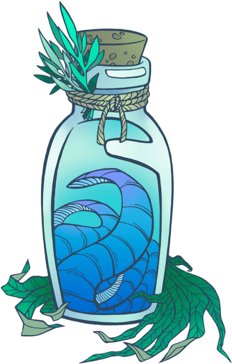 Jpg Transparent Alchemy Vial - Illustration (487x750), Png Download
