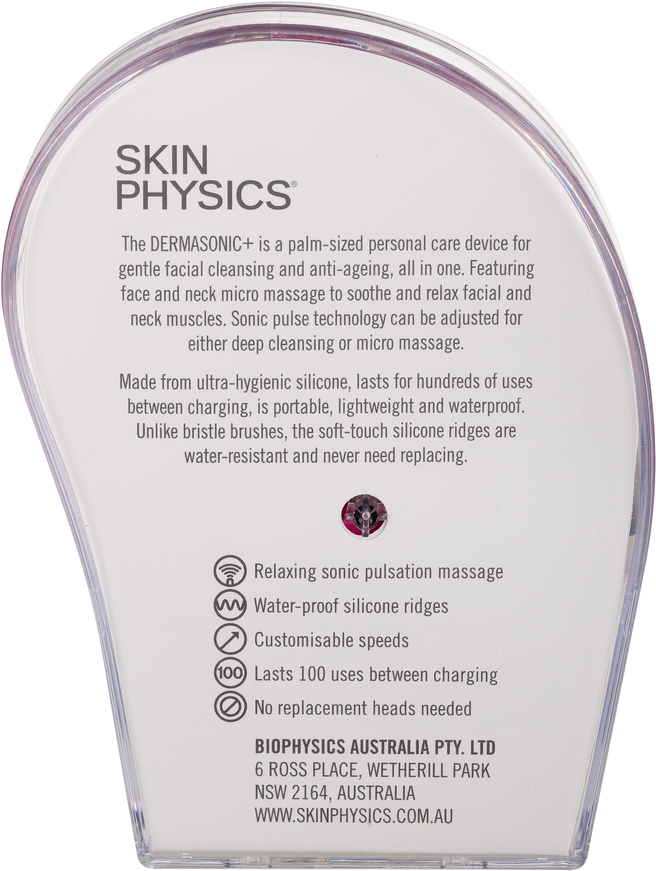 Dermasonic Cleansing & Anti-ageing Device - Skin Physics (1772x1772), Png Download