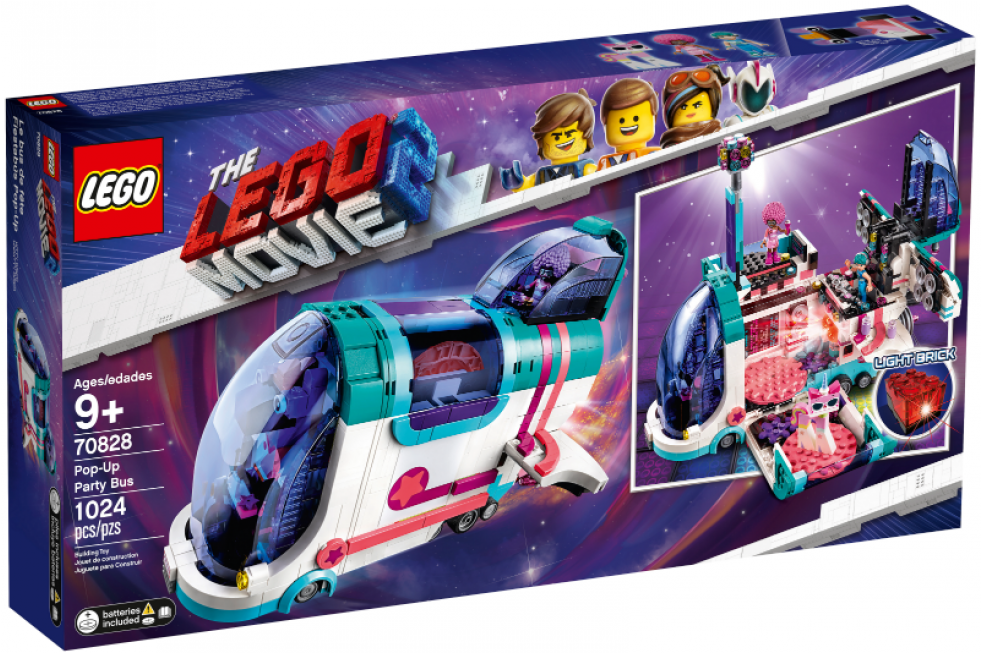70828 1 - Lego Movie 2 Pop Up Party Bus (980x980), Png Download