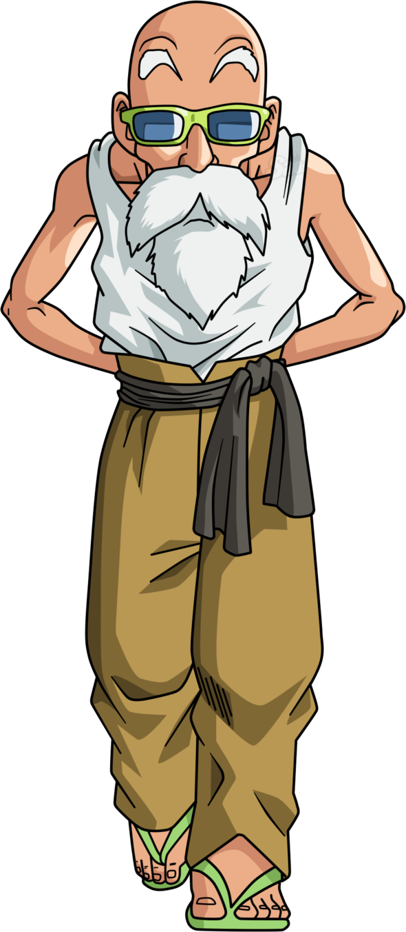 Maestro Roshi Png - Maestro Roshi Dragon Ball Super (590x1352), Png Download