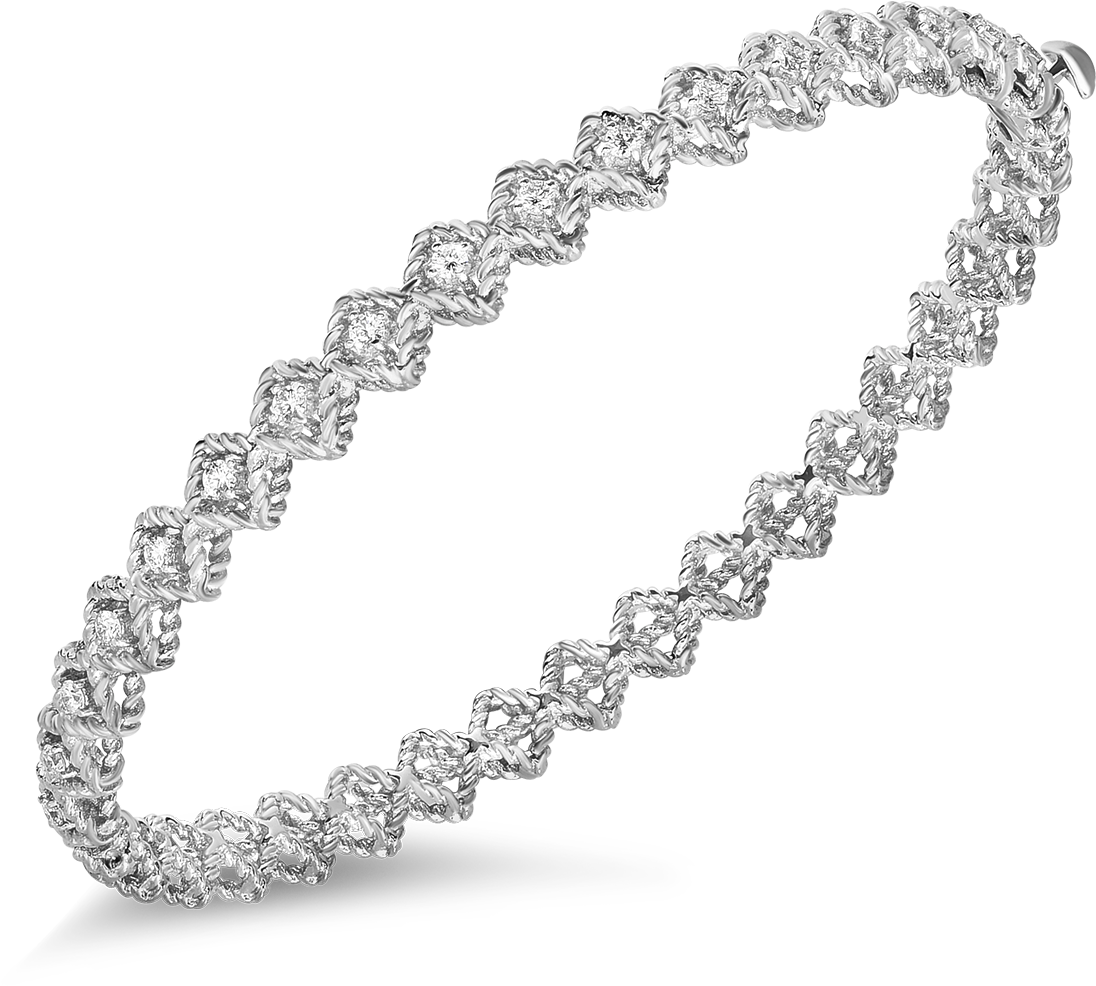 Roman Barocco Single Row Diamond Bangle - 20 Gram Erzurum Burması (1600x1600), Png Download