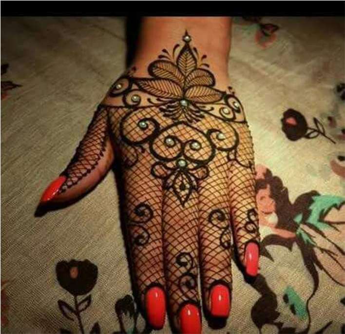 Wedding Venue - Net Design For Mehndi (1024x683), Png Download