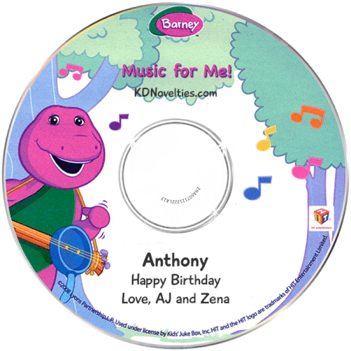 Barney Music For Me - Barney (700x700), Png Download