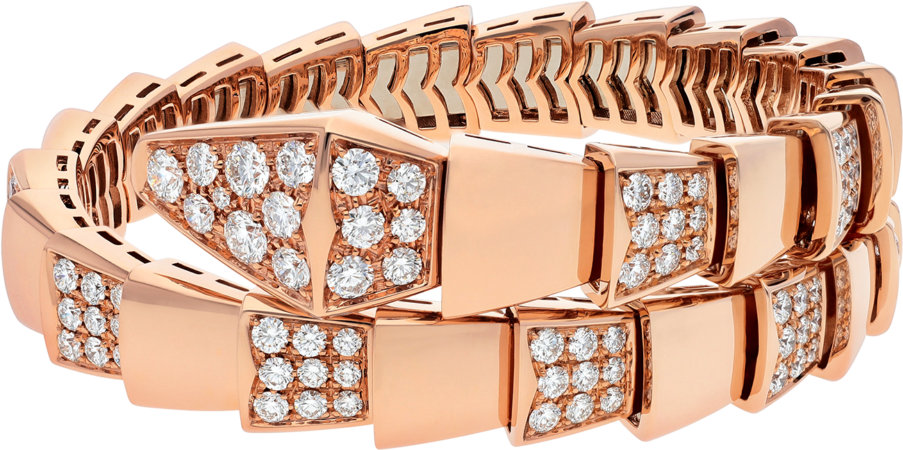 Serpenti Bracelet - Bulgari Bracelet 2c Serpenti (1800x1405), Png Download