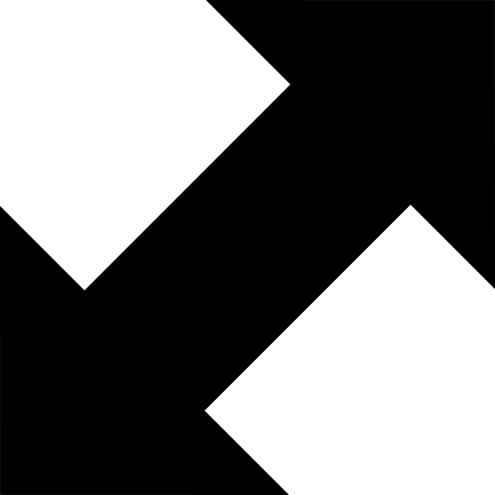 Png File - Doble Sentido Flecha (980x980), Png Download