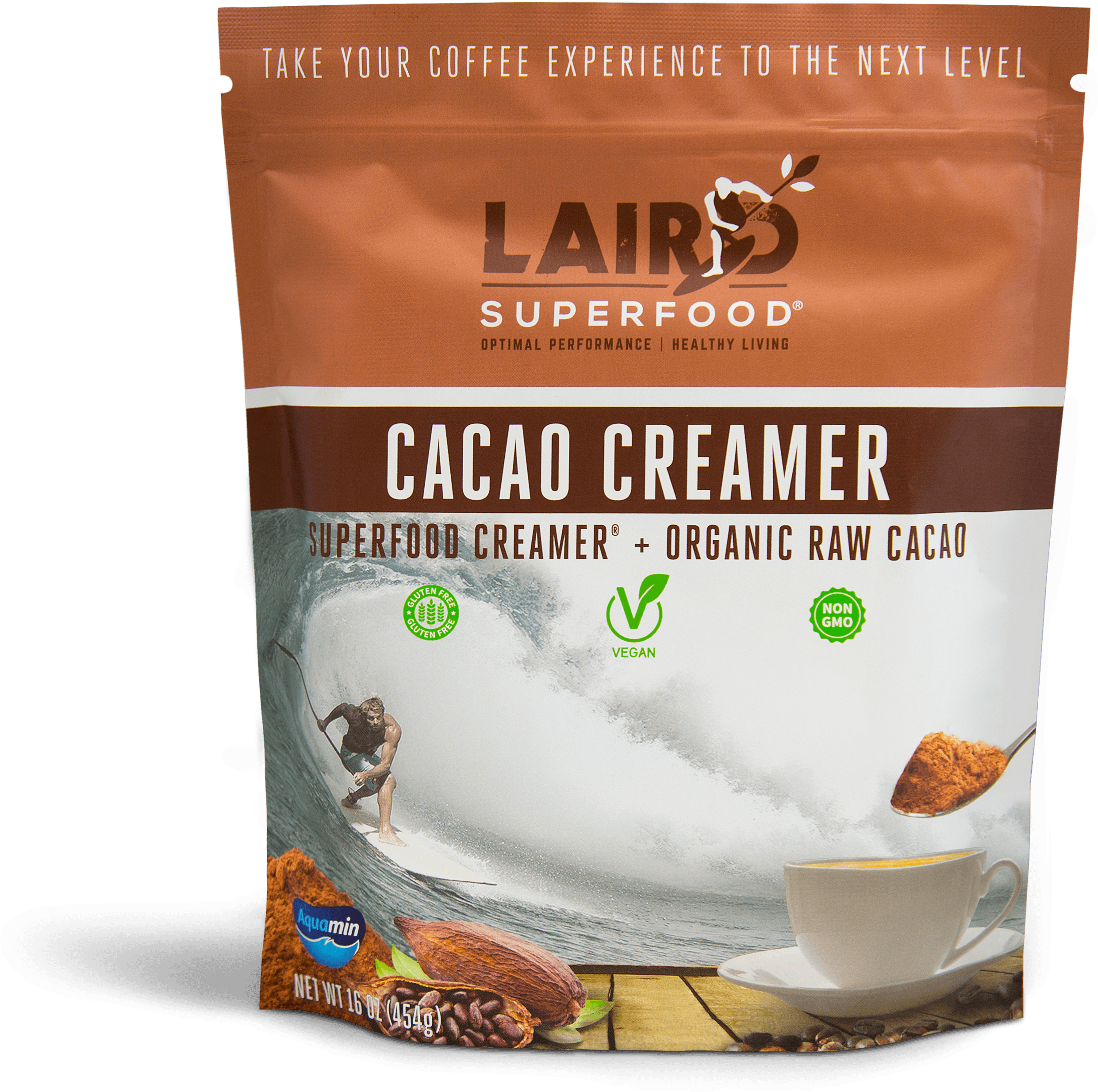 Laird Superfood® Cacao Creamer - White Coffee (3200x3200), Png Download