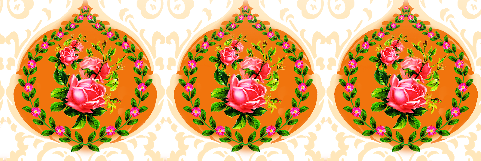 Vector,flower,vector Art,flower Vector,vector Flower (1600x538), Png Download