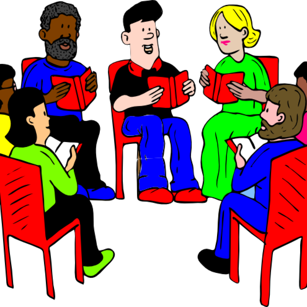 Guided Reading Clipart Group Of Readers Clip Art At - Group Clipart Png (1024x1024), Png Download