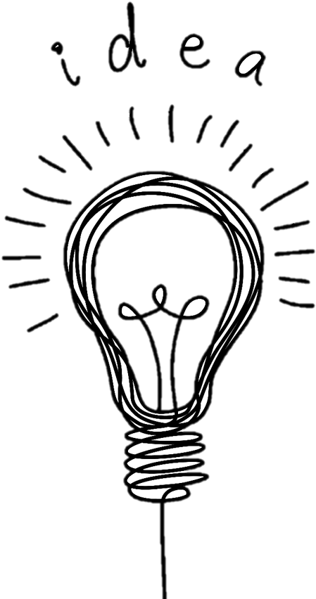Business Light Innovation Ted Idea Convention Bulb - Lightbulb Drawing (912x911), Png Download