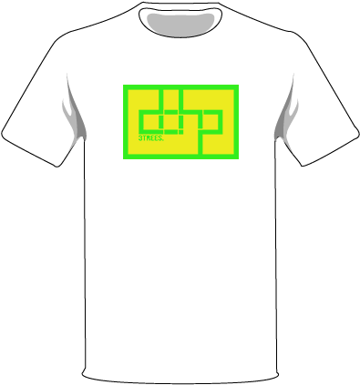 The Green / White / Extra Small Colormedohp Custom - Active Shirt (612x792), Png Download