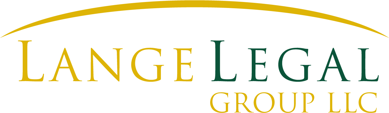 Lange Legal Group, Llc Green Logo - Oval (1394x463), Png Download