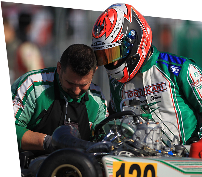 But Not Only, The Tony Kart Racing Team Is Also A Breeding - Tony Kart Racing Team (679x596), Png Download
