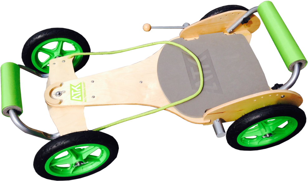 Wooden Go Kart - Riding Toy (1024x633), Png Download