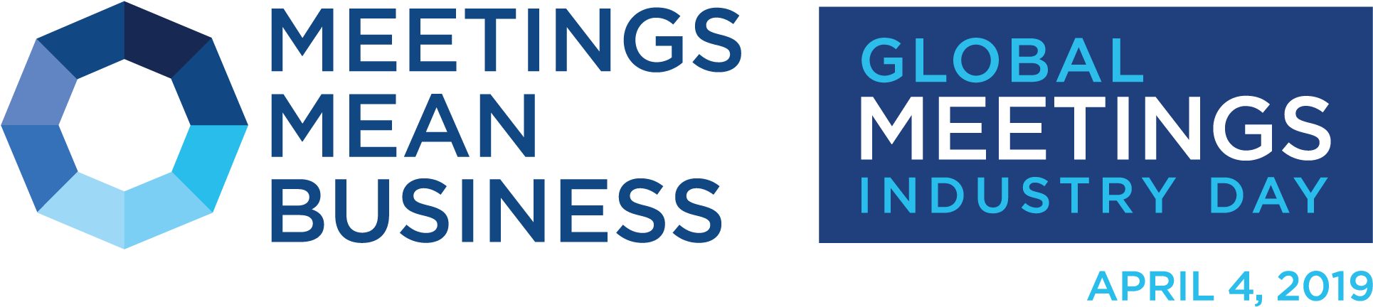 Logo - Global Meetings Industry Day 2018 (1973x460), Png Download