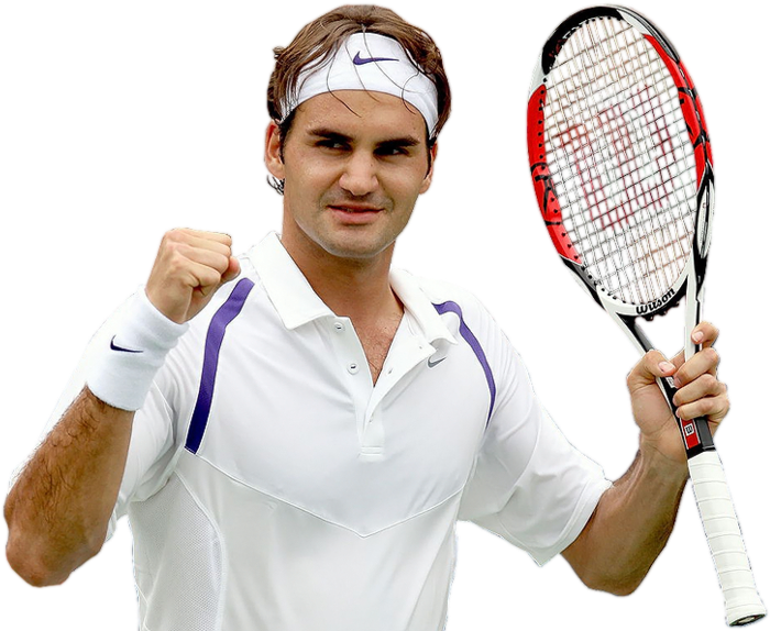 Roger Federer Png Transparent Images - Roger Federer Donnie Does (800x579), Png Download