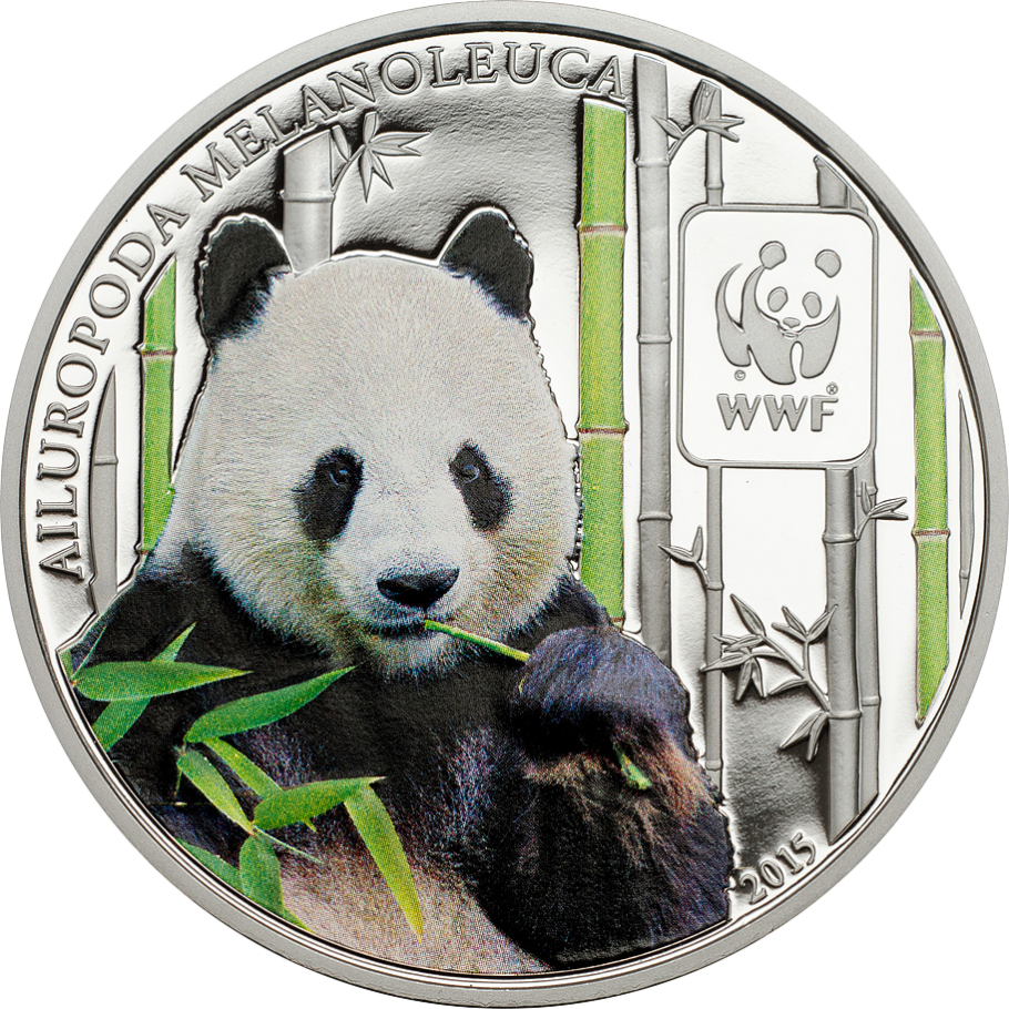 Wwf Panda - Coin (910x910), Png Download