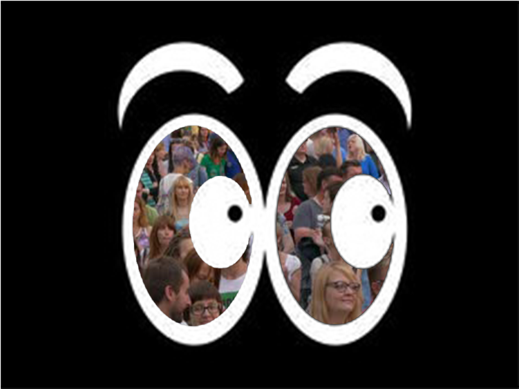 People-watching - Circle (900x600), Png Download