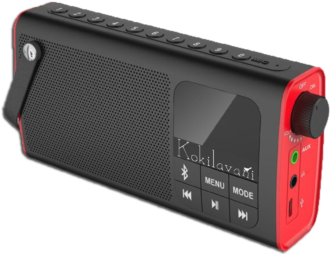 Kokilavanipromo - Radio Bluetooth (1129x843), Png Download