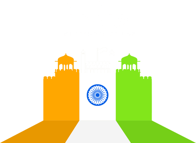 Indian Flag Png - Independence Day (650x475), Png Download