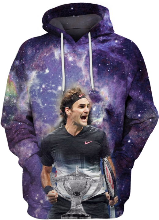 Federer Tennis Hoodie 3d - Game Of Thrones 3d Hoodie (760x759), Png Download