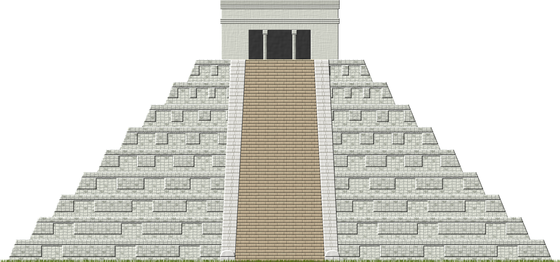 Chichen Itza By Herbertrocha (1867x873), Png Download