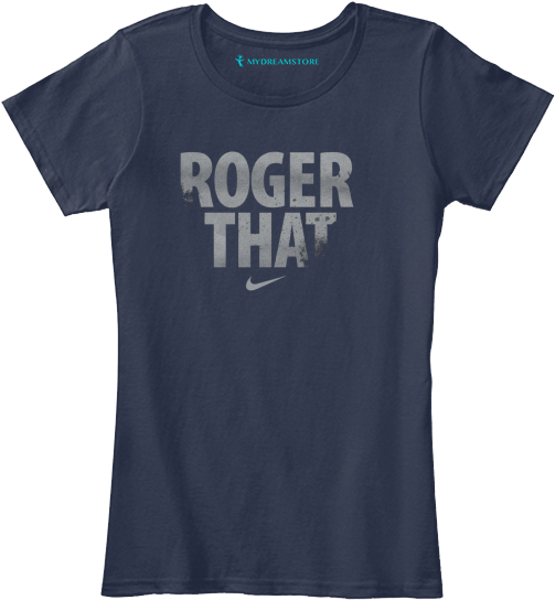 Roger Federer Rf - Shirt (530x630), Png Download