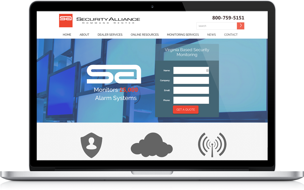 Web Design Security Company - Web Design (1024x709), Png Download