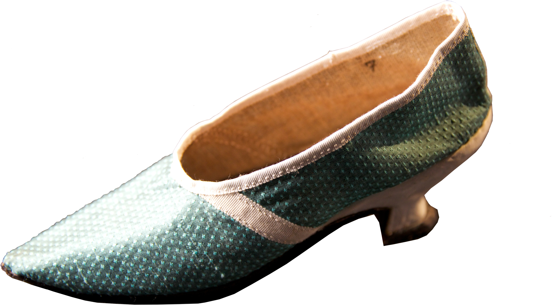 Reproduction Women's Shoe Made By Apprentice Milliner - Colonial Milliner Shoes (2000x1493), Png Download