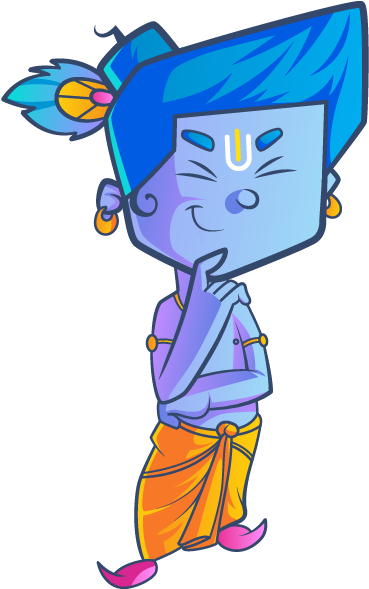 Krishna - Lord Krishna White Back Ground (618x618), Png Download