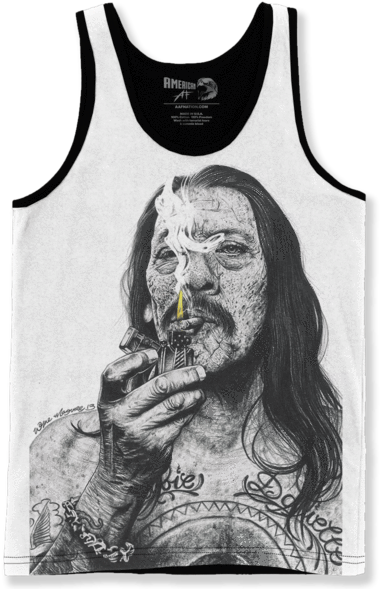 Danny Trejo Inked By Wayne Maguire (600x600), Png Download