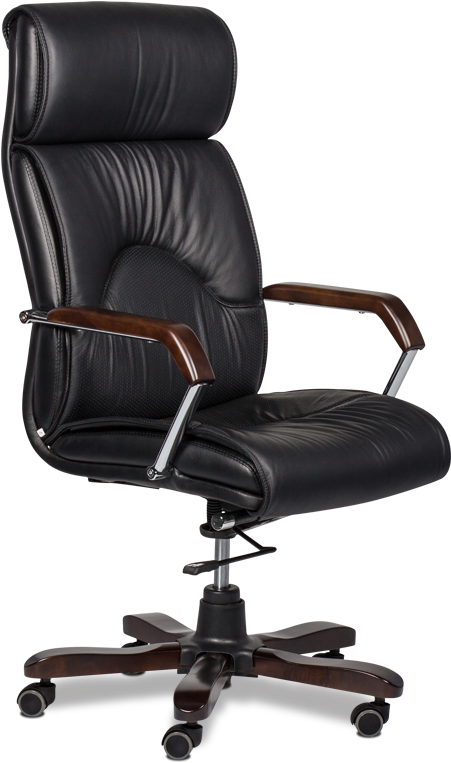 High Back Quality Manager Ergonomic Computer Top Leather - Cadeira De Computador Png (800x800), Png Download
